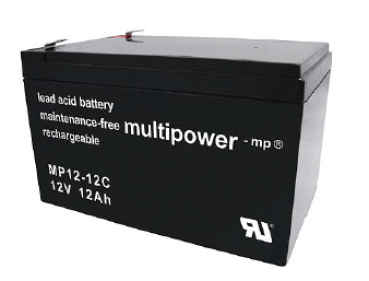 multipower-mp® AGM Bleiakkumulator MPC12-12 12V 12Ah zyklenfähig